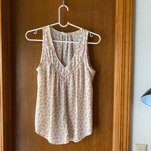 Sienna Sky Floral Sleeveless Top Size S